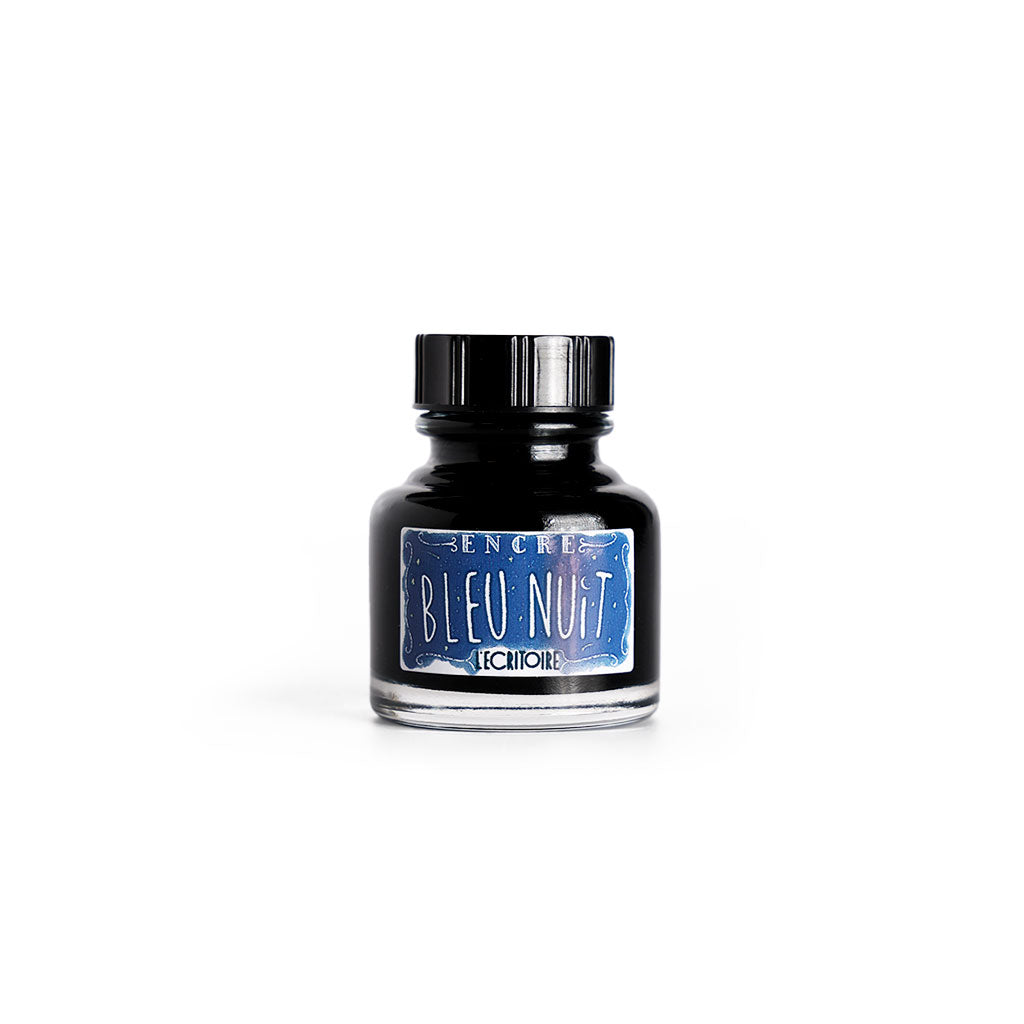 L&#39;Ecritoire Ink Bottle Bleu Nuit (Midnight Blue) at Boston General Store