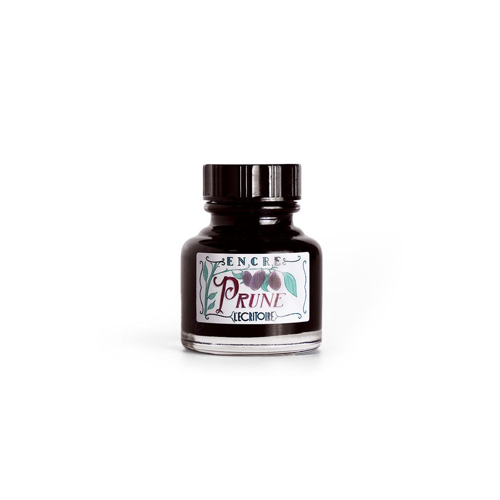 L&#39;Ecritoire Ink Bottle Prune (Plum) at Boston General Store