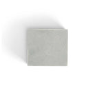 Bar of light blue green SallyeAnder Lakeshore essential soap for dry or irritated skin on white background