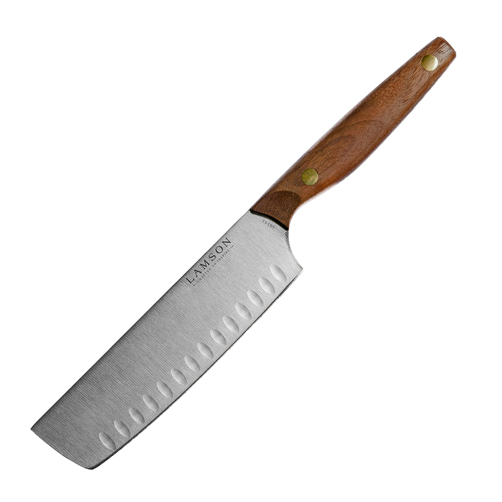 Vintage 7" Nakiri Knife w/ Kullenschliff Edge    at Boston General Store