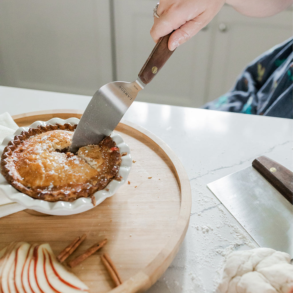 Lamson Vintage Pie & Cake Server with Serrated Edge