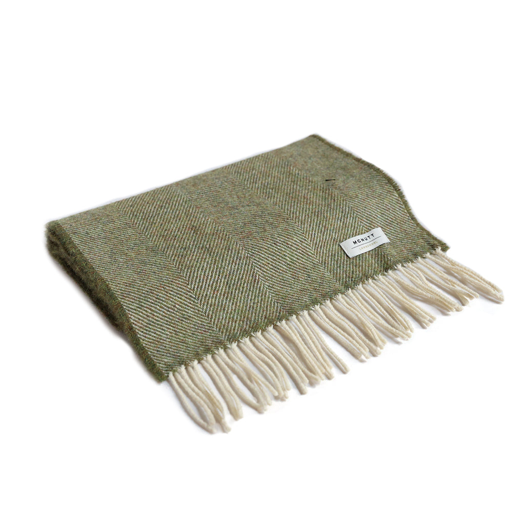 Landscape Large Herringbone Lambswool Scarf    at Boston General Store