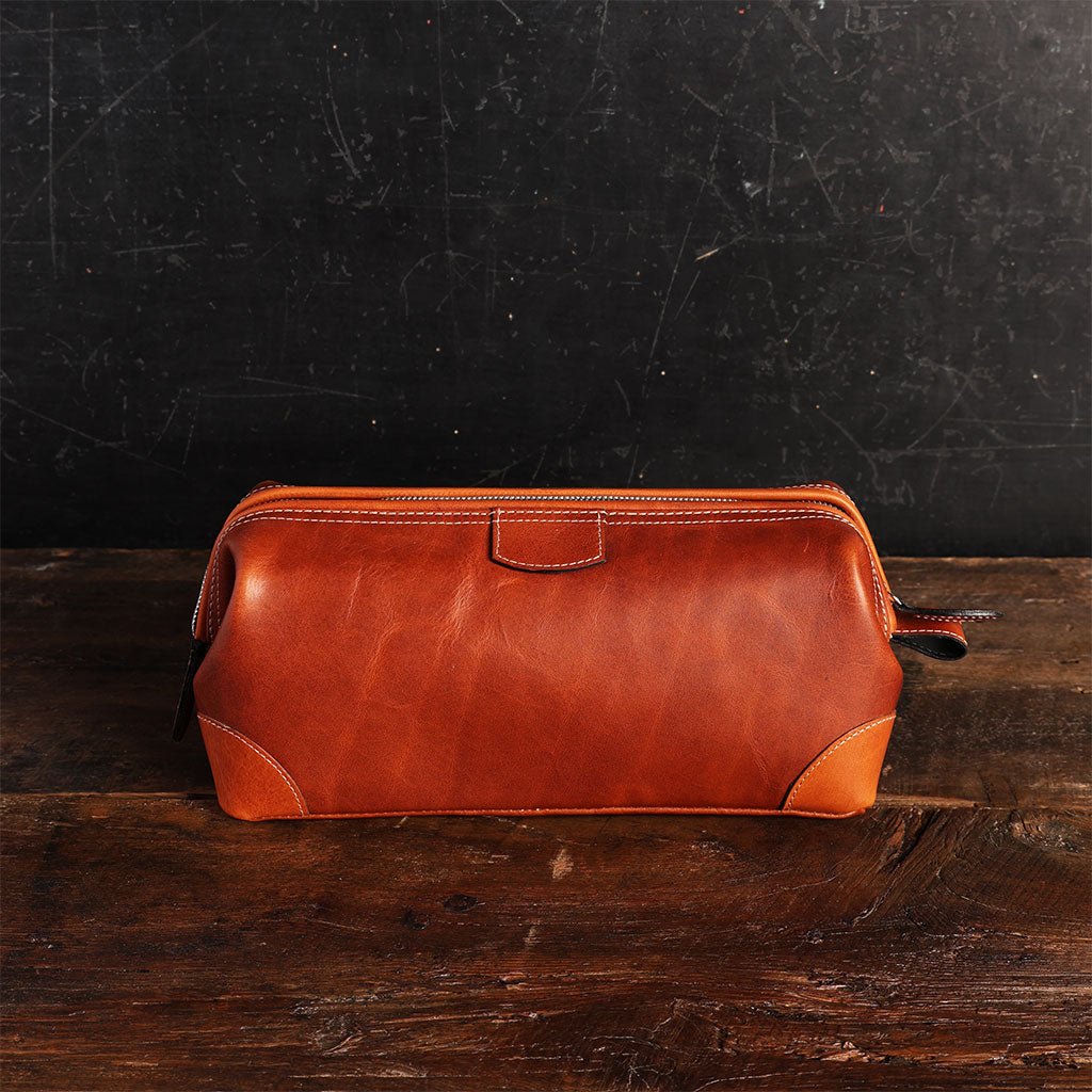 Leather Framed Dopp Kit Boston General Store