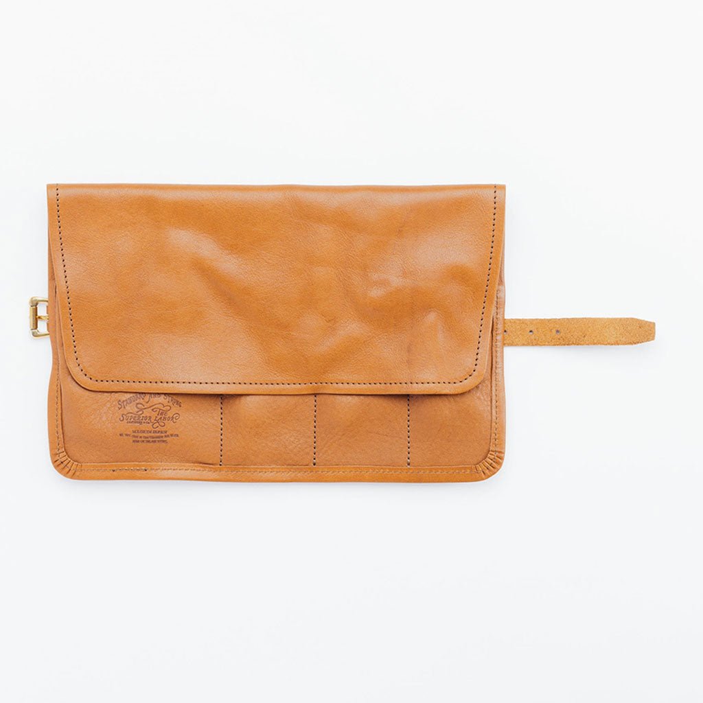 Leather Pen Roll Boston General Store