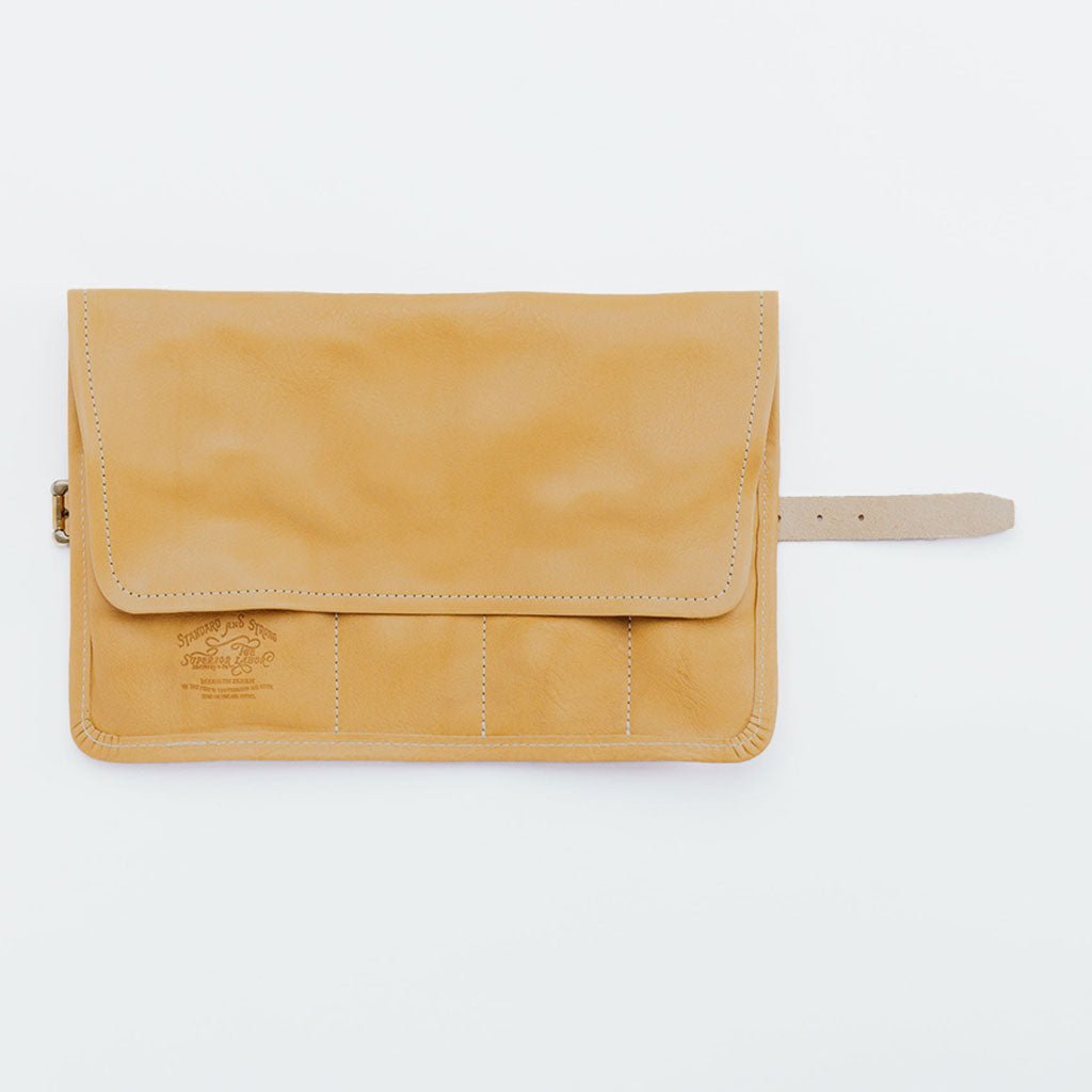 Leather Pen Roll Boston General Store