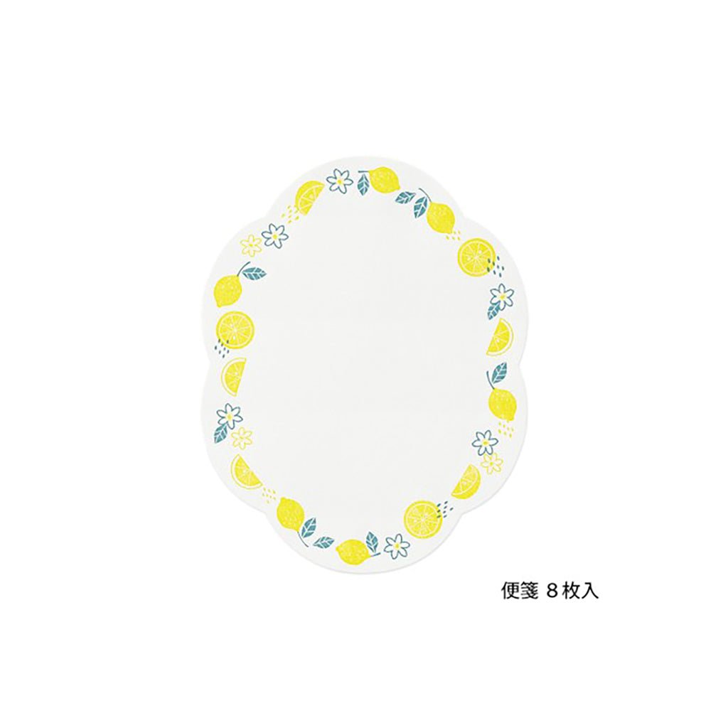 Letterpress Die - Cut Letter Set Lemon Boston General Store