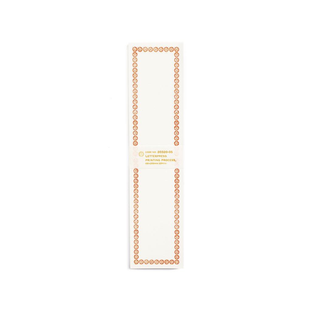 Letterpress Folded Memo Cards Boston General Store