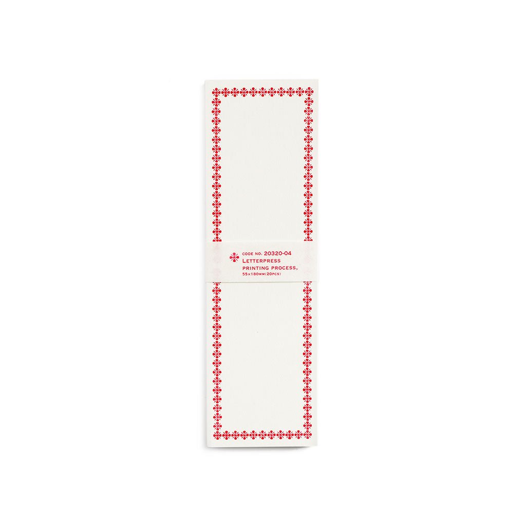 Letterpress Folded Memo Cards Boston General Store
