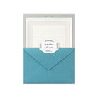 Letterpress Letter Set Blue Frame    at Boston General Store
