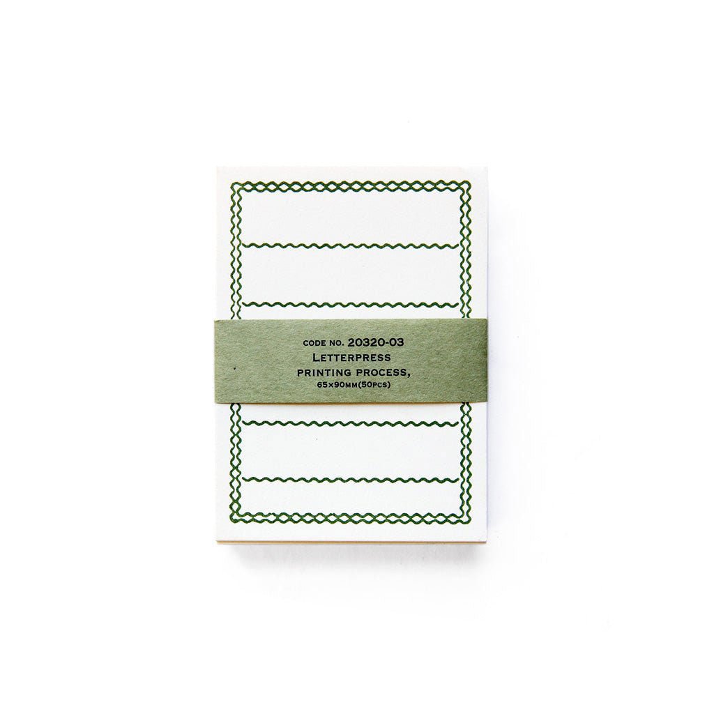 Letterpress Memo Cards Boston General Store