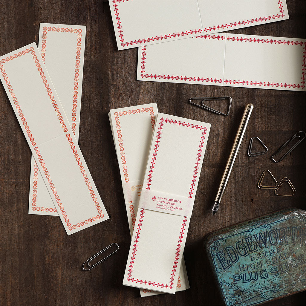 Letterpress Folded  Memo Cards    at Boston General Store