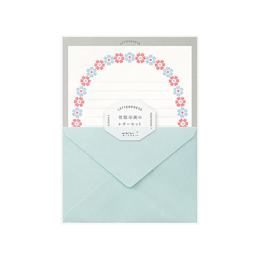 Letterpress Letter Set | Floral Frame Letterpress Letter Set | Floral Frame