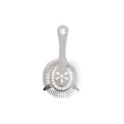 Back of cocktail strainer on white background