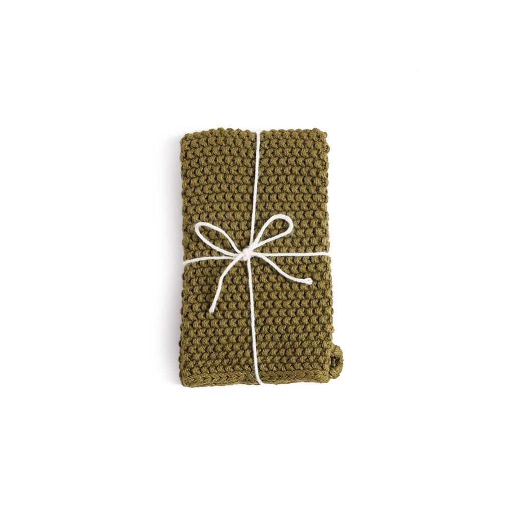 Face Cloth Green   at Boston General Store