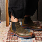 Long Shoe Horn with Leather Strap Boston General Store