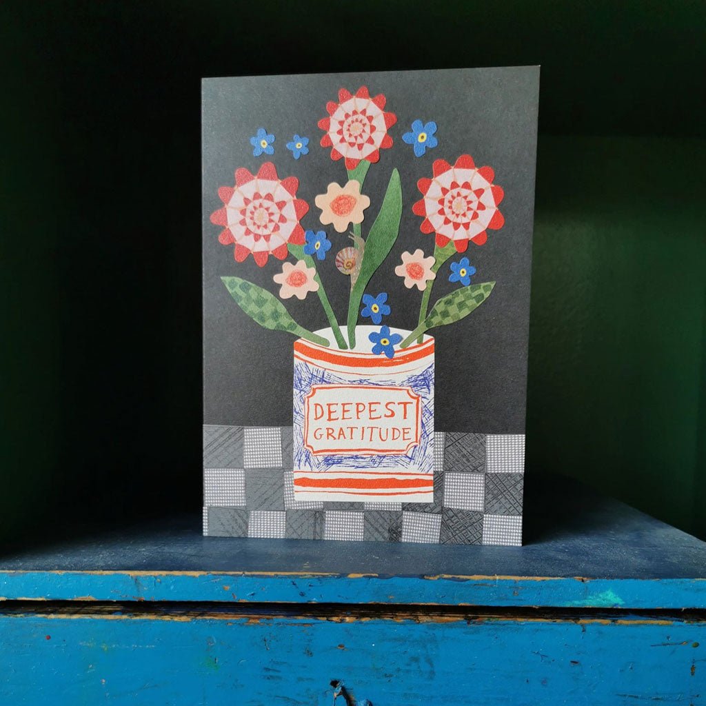 &#39;Make Your Own Thank You Cards&#39; Floral Set Boston General Store