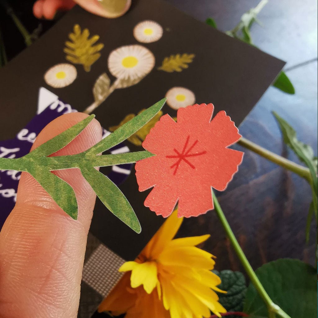 &#39;Make Your Own Thank You Cards&#39; Floral Set Boston General Store