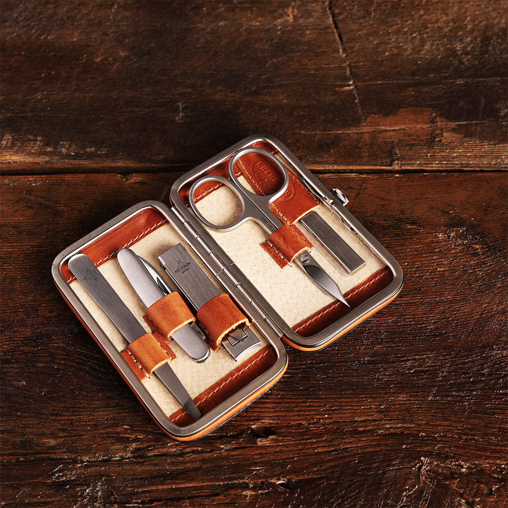 Leather Manicure Set    at Boston General Store