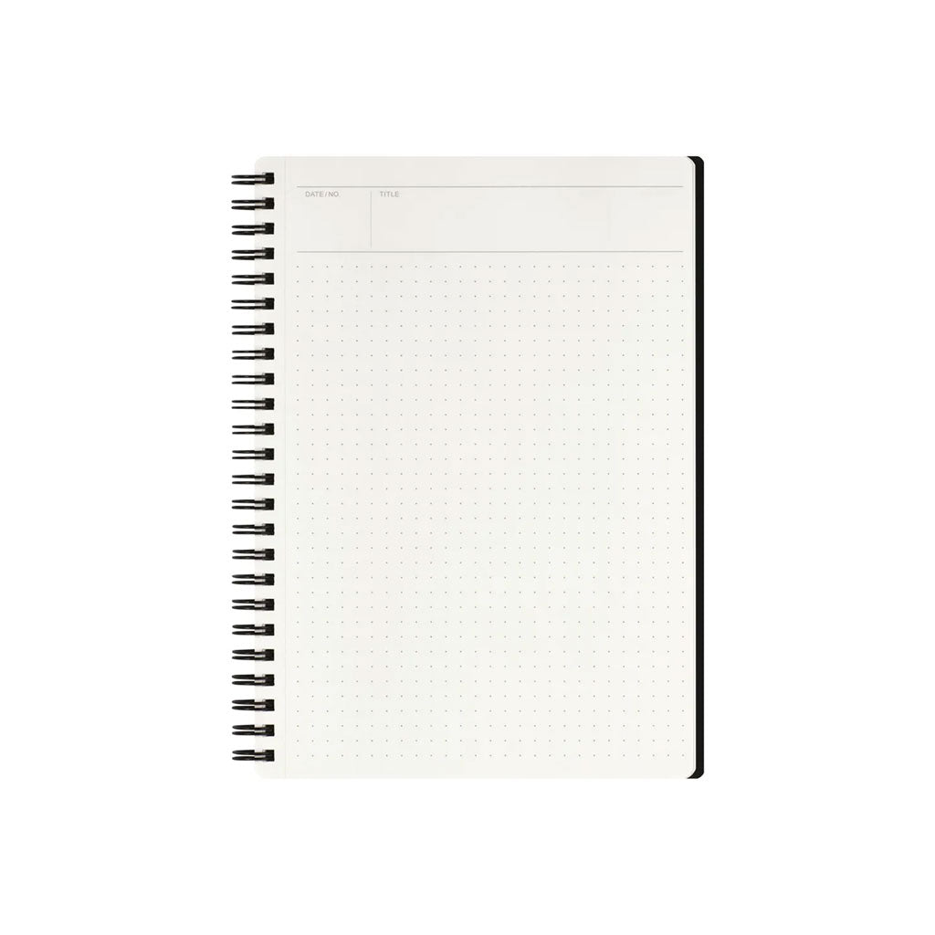 Mnemosyne Spiral Notebook - A5 Dot Grid at Boston General Store