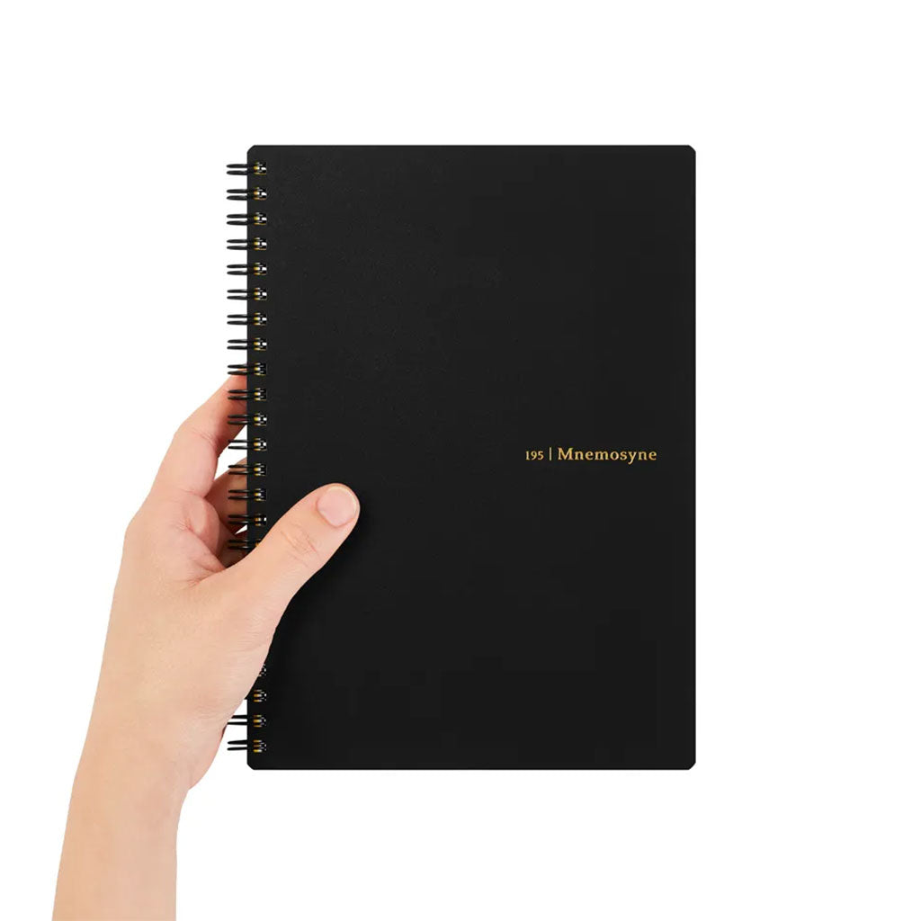 Mnemosyne Spiral Notebook - A5 Dot Grid at Boston General Store