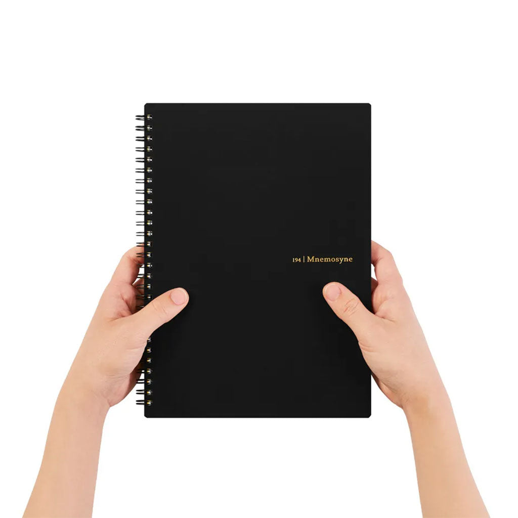 Mnemosyne Spiral Notebook - B5 Lined at Boston General Store