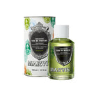 Bottle and packaging of Marvis mouthwash concentrate.