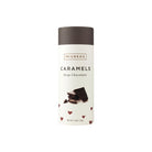 Tube of chocolate caramels closed.
