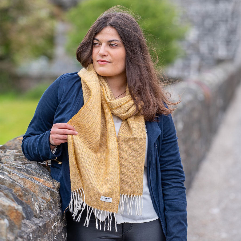 Mead Lambswool Scarf    at Boston General Store