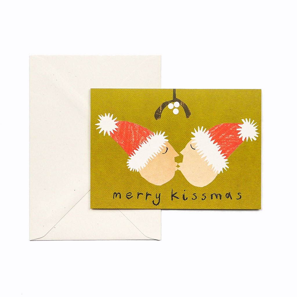 Merry Kissmas Holiday Card Boston General Store