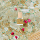 Bottle of Mezcal Añejo Perfume Oil on decorative background