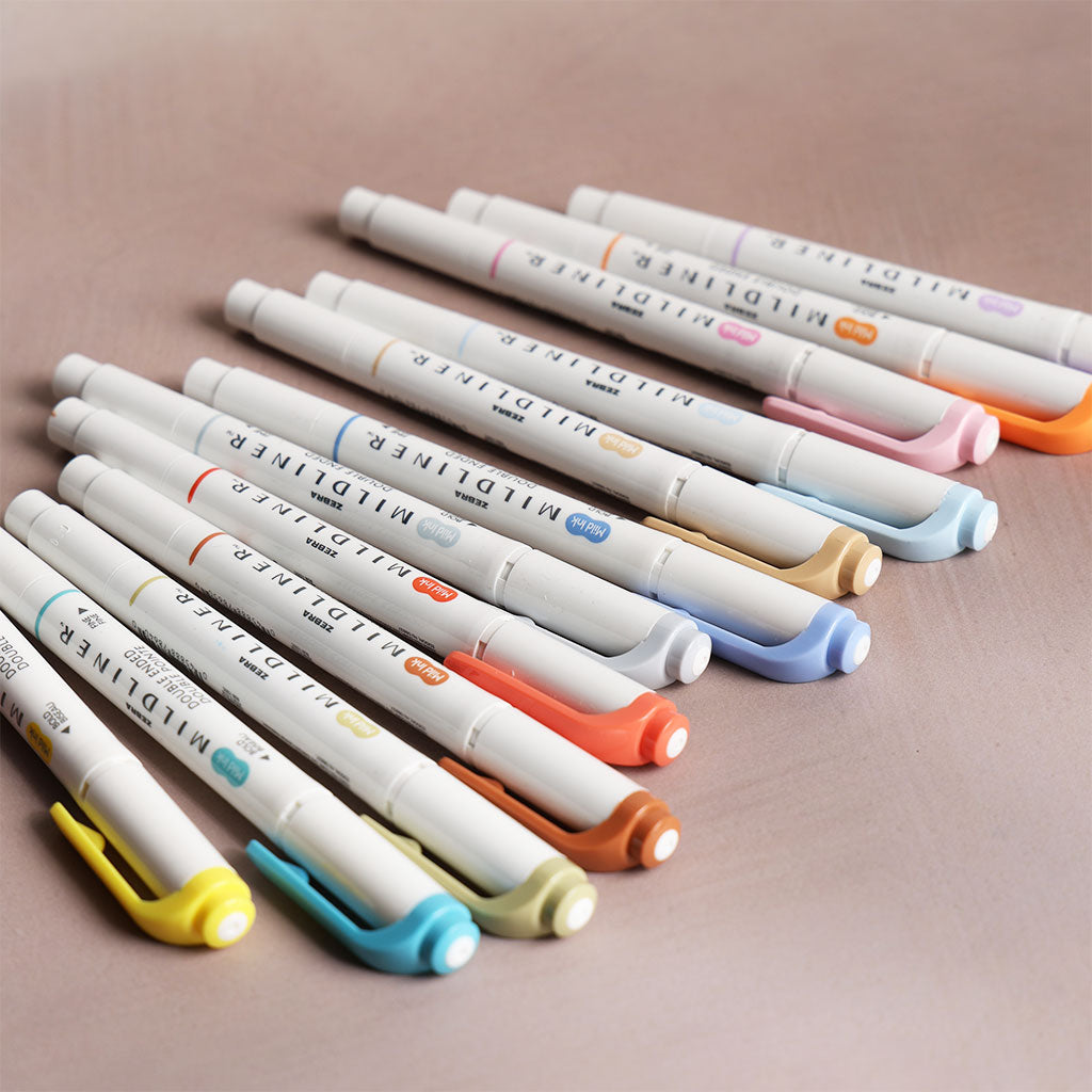 Zebra Mildliner Double-Ended Highlighter    at Boston General Store
