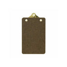 Back of mini clipboard on white background