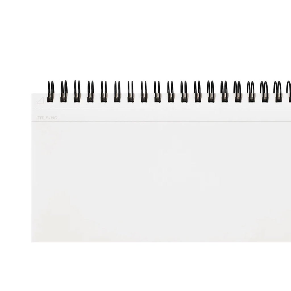 Mnemosyne Spiral Notebook - A5, Blank, Horizontal Format Boston General Store