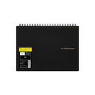 Mnemosyne Spiral Notebook - A5, Blank, Horizontal Format Boston General Store