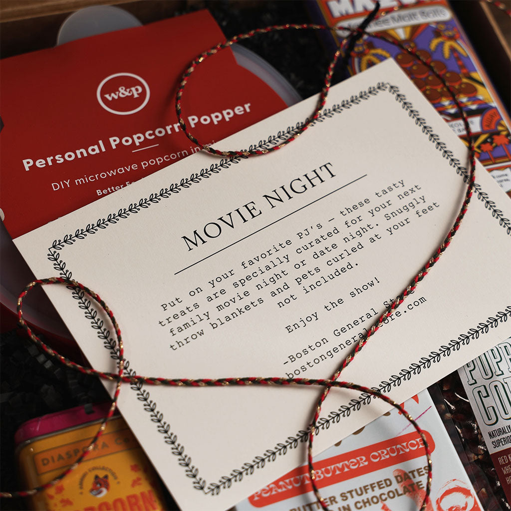 Movie Night Gift Box at Boston General Store