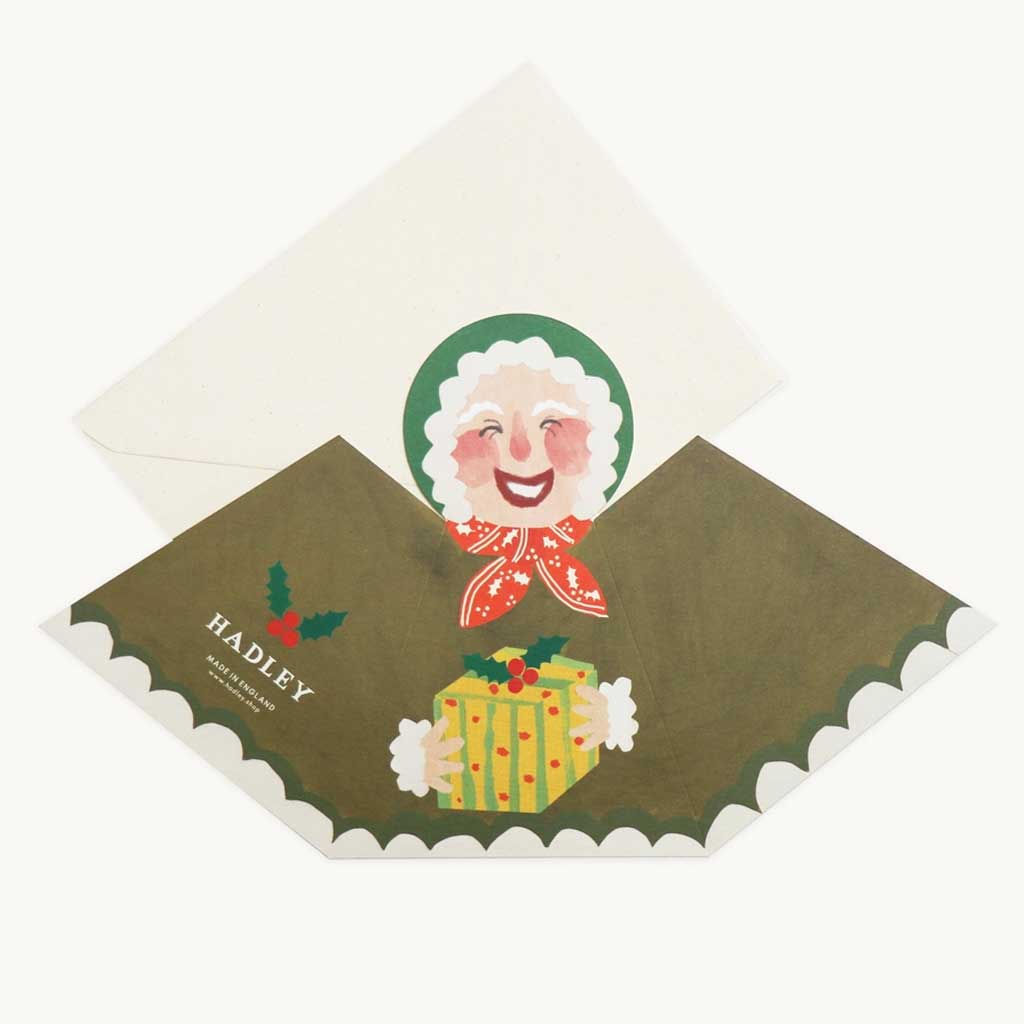Mrs. Claus Stand - Up Holiday Card Boston General Store