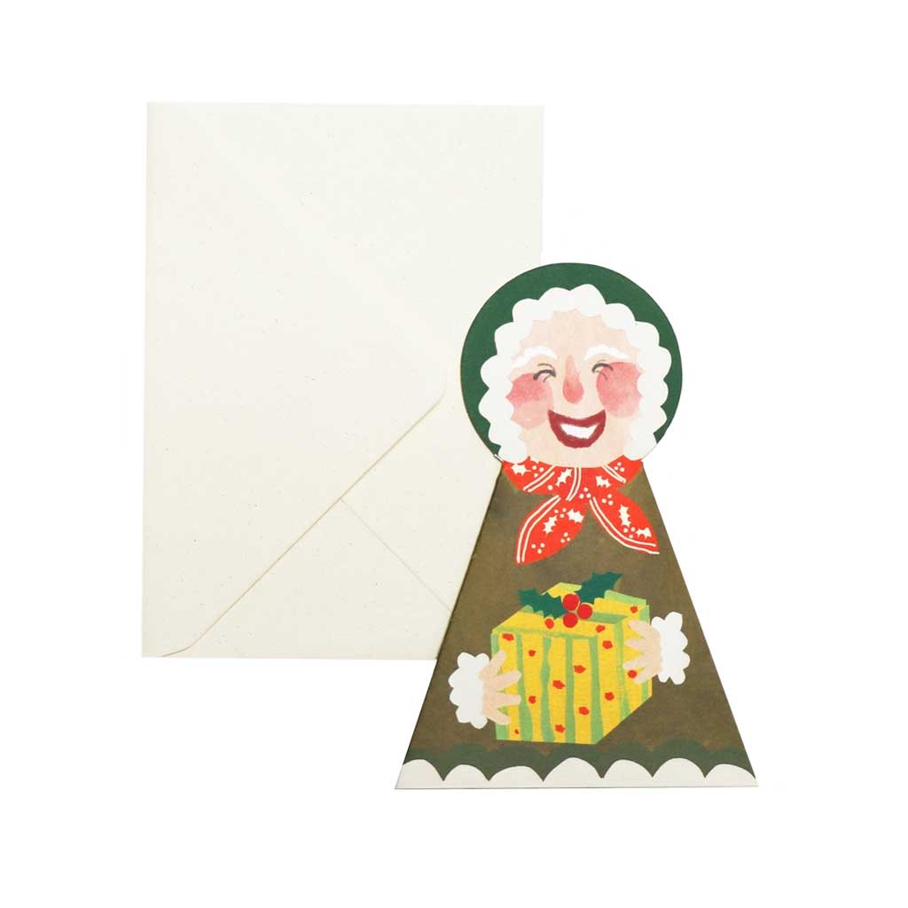 Mrs. Claus Stand - Up Holiday Card Boston General Store