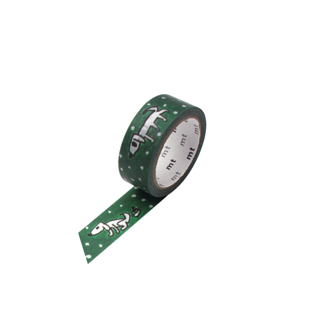 MT Special Collaborations Washi Tape Makoto Matsubayashi Black Cat (15mm) at Boston General Store