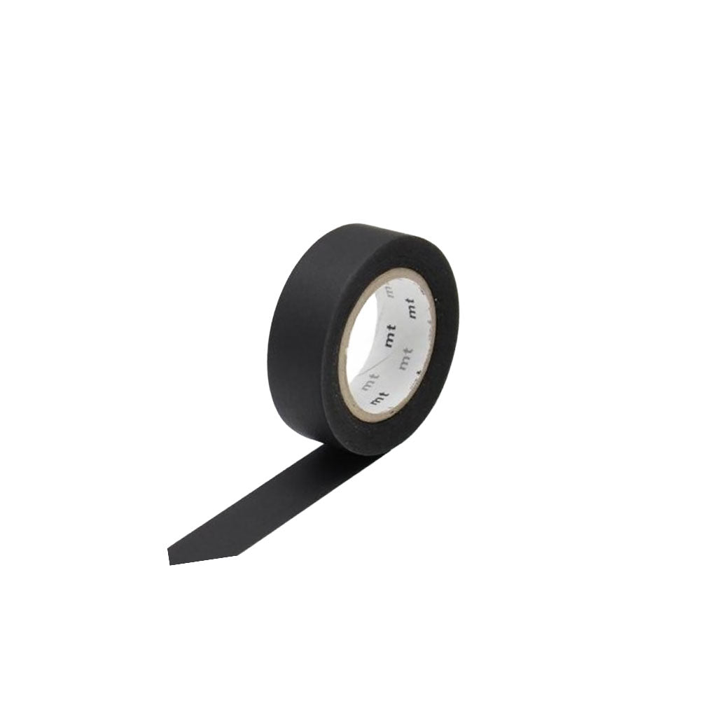 MT Solid Washi Tape Matte Black at Boston General Store