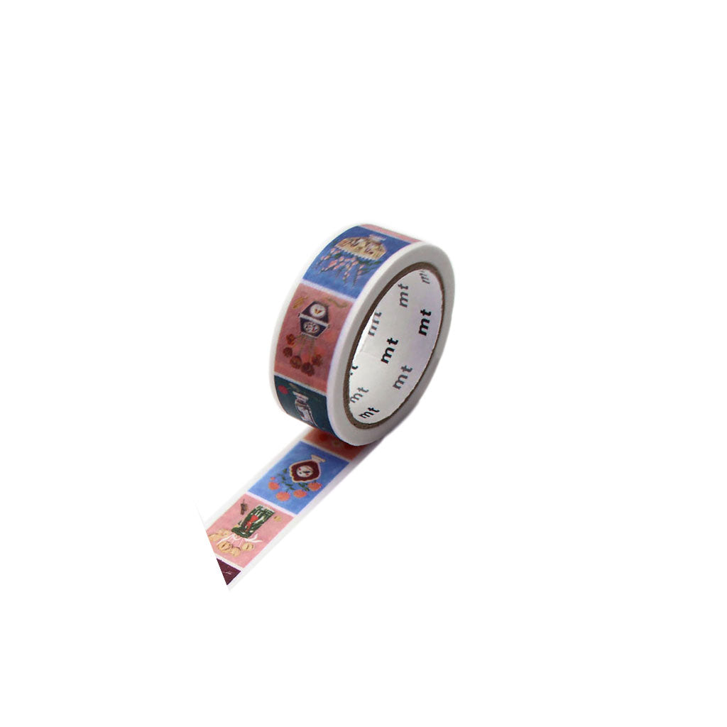 MT Special Collaborations Washi Tape Polly Fern Flower (15mm) at Boston General Store