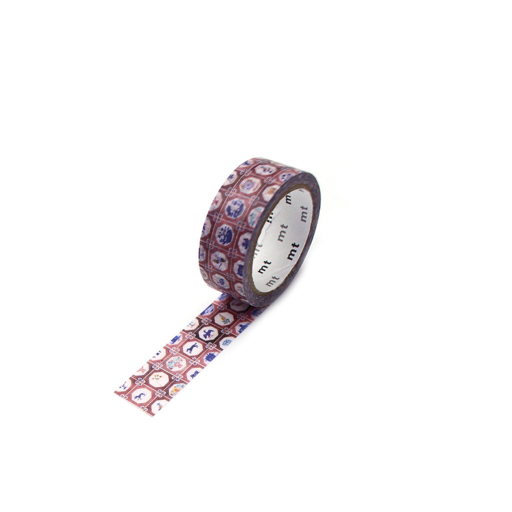 MT Special Collaborations Washi Tape Polly Fern Tile (15mm) at Boston General Store