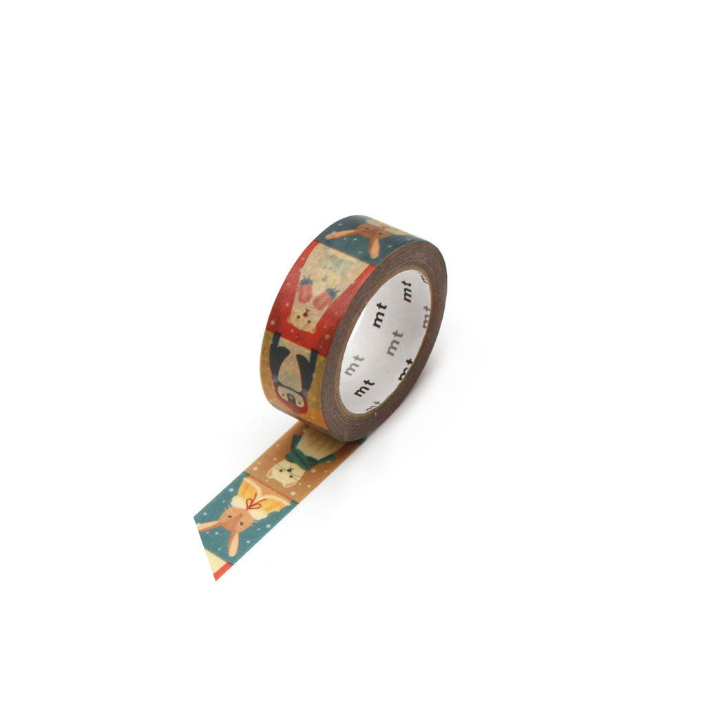 MT EX Series Washi Tape Winter Attire (15mm) at Boston General Store