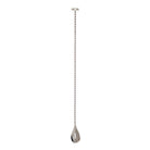 40cm metal muddler barspoon for cocktails on white background