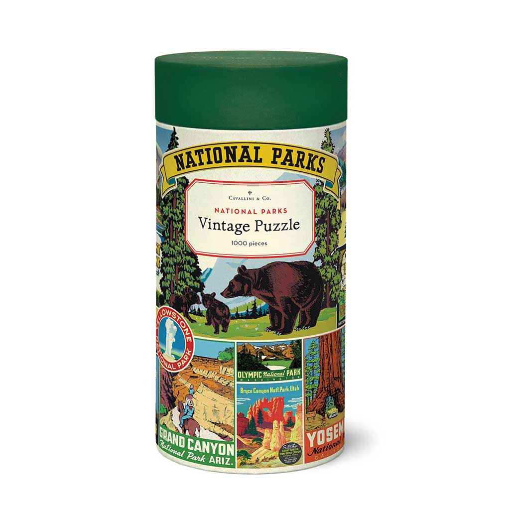 Cavallini & Co. National Parks Vintage Puzzle | Boston General Store
