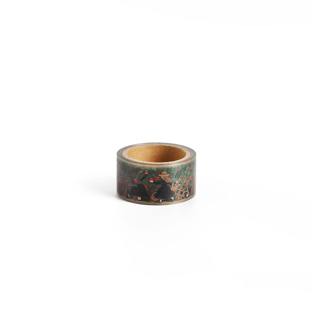 Necktie Apple Picking Washi Tape