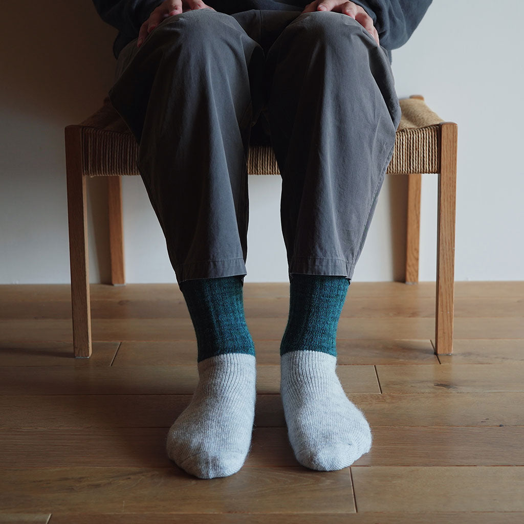 Mohair Wool Pile Socks    at Boston General Store