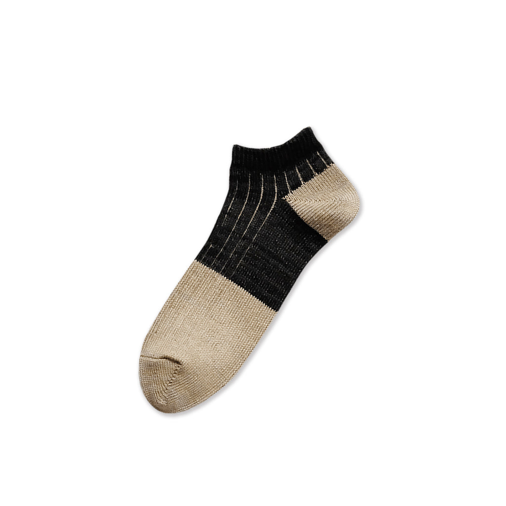 Linen Cotton Anklet Large Charcoal  at Boston General Store