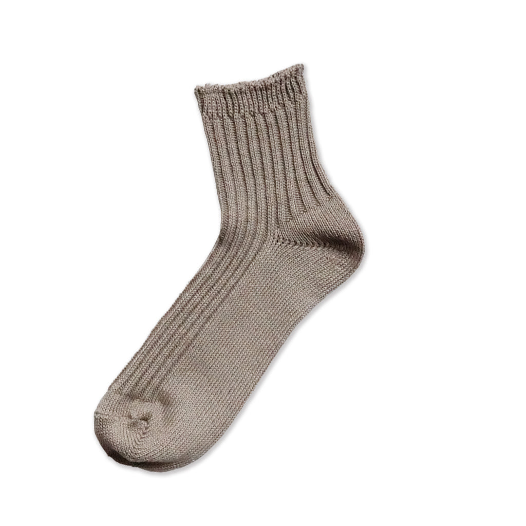 Linen Ribbed Socks    at Boston General Store