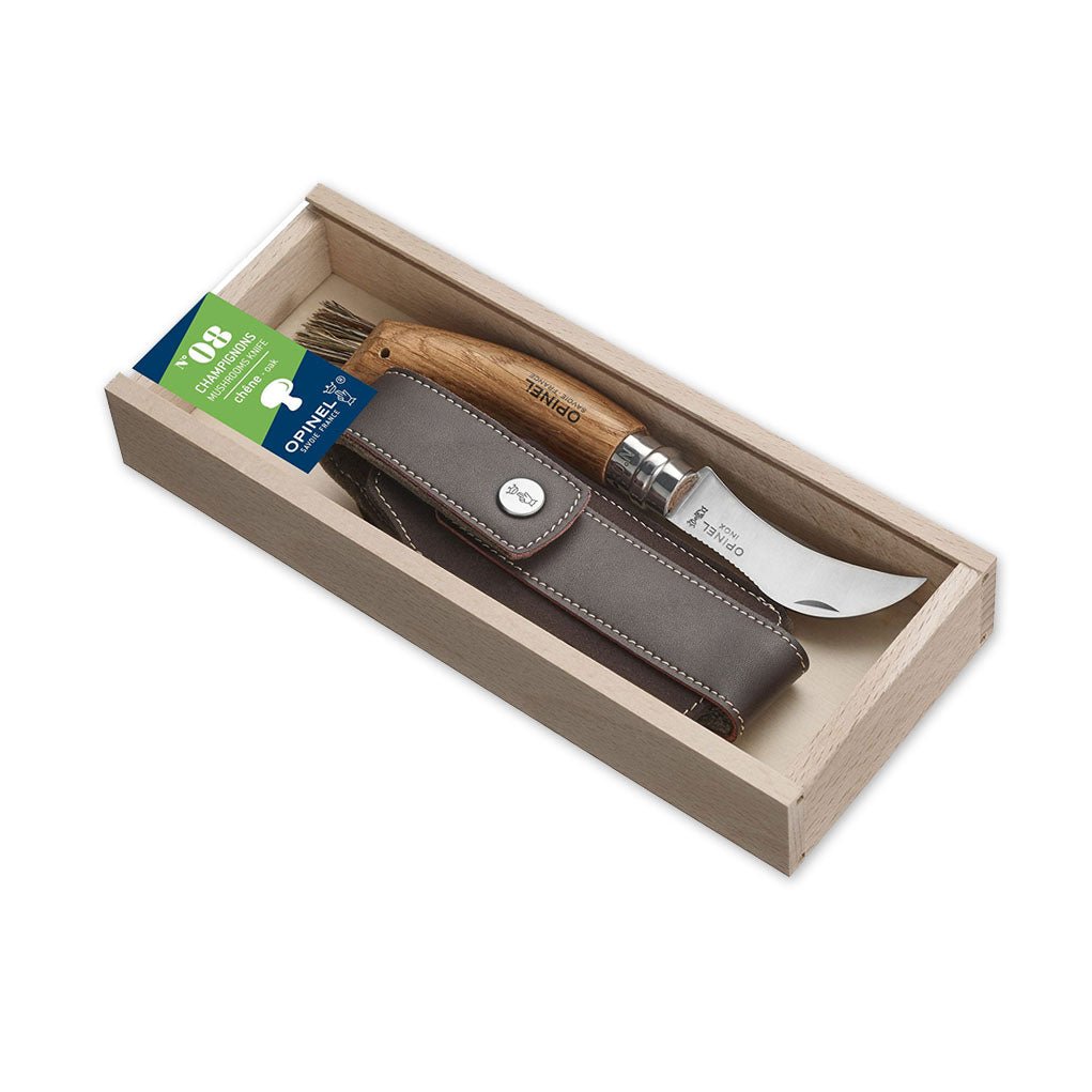 No. 8 Mushroom Knife + Sheath Gift Box Boston General Store