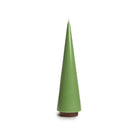 Big sage green candle tree with brown trunk.